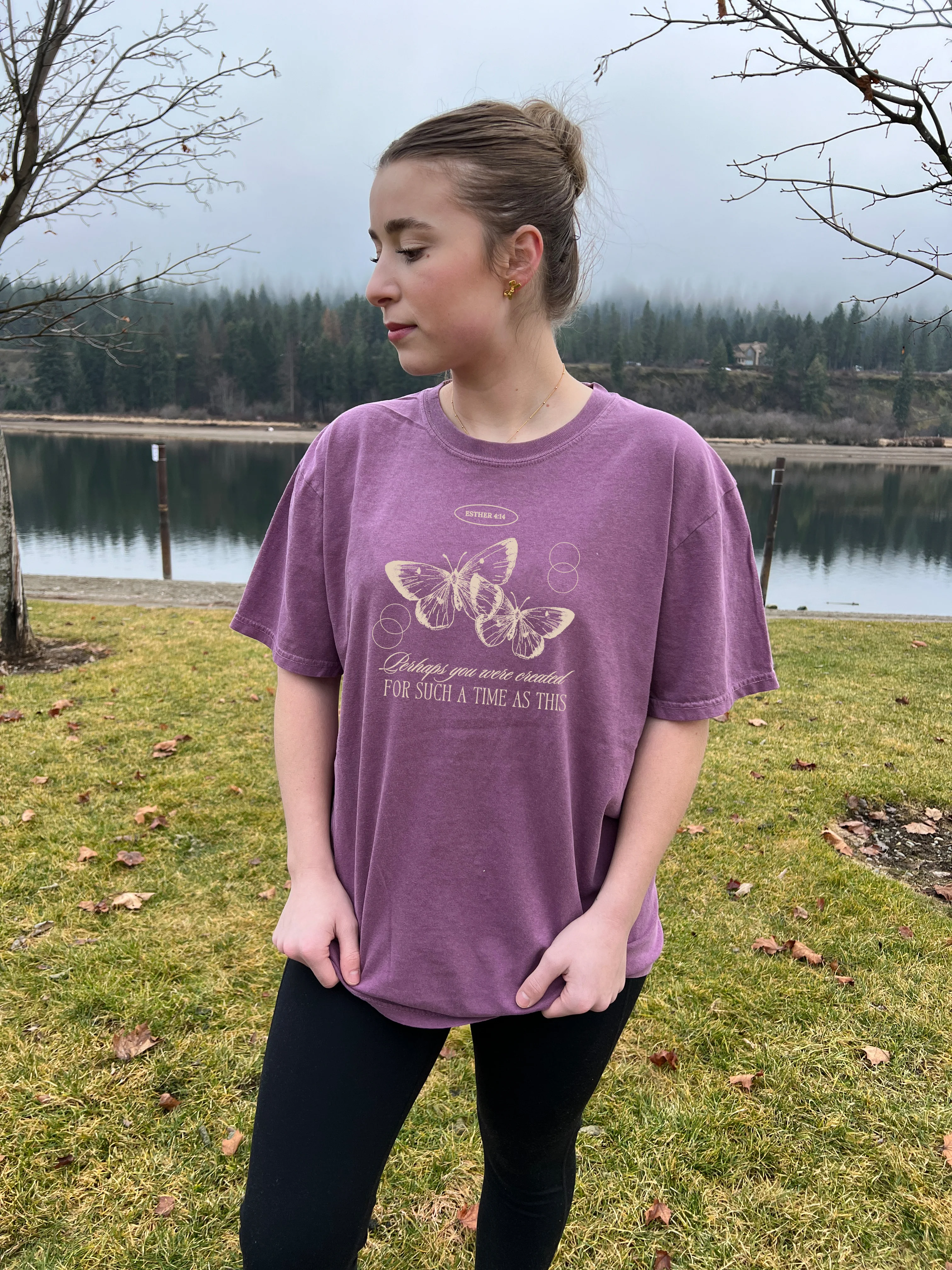 PERHAPS YOU WERE CREATED FOR SUCH A TIME AS THIS UNISEX TEE - Image 3