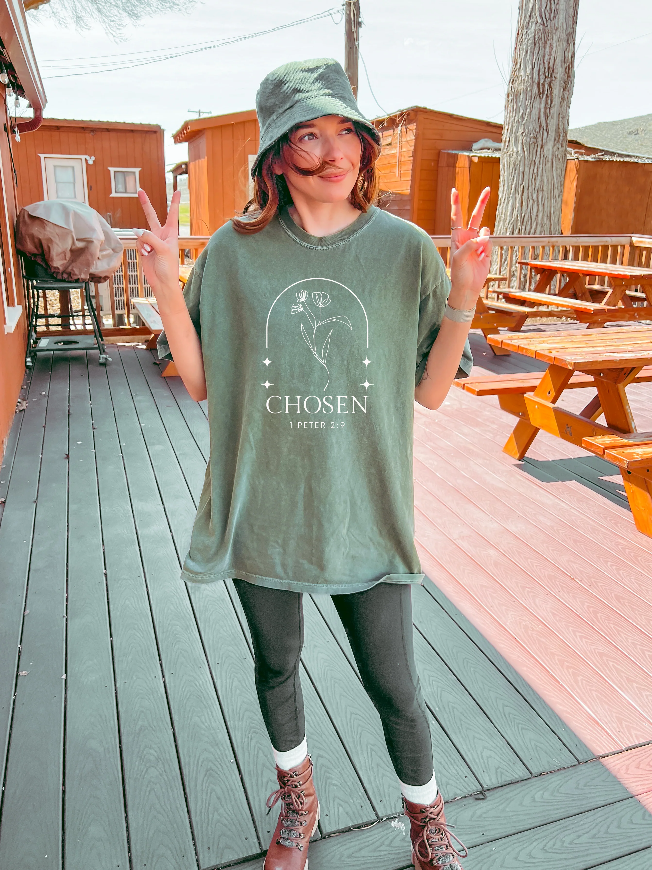 CHOSEN 1 PETER 2:9 UNISEX TEE - Image 3