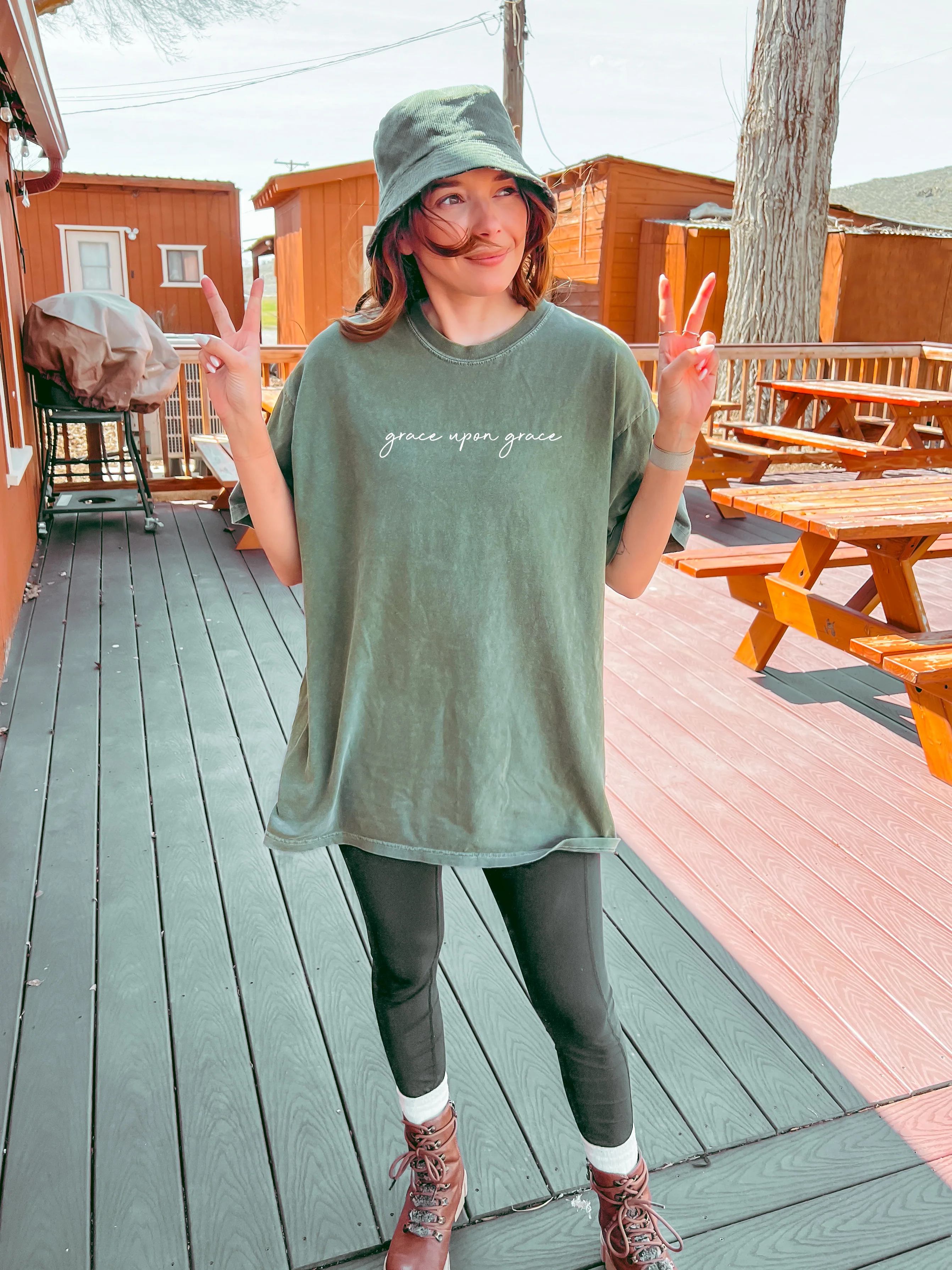 GRACE UPON GRACE UNISEX TEE - Image 3