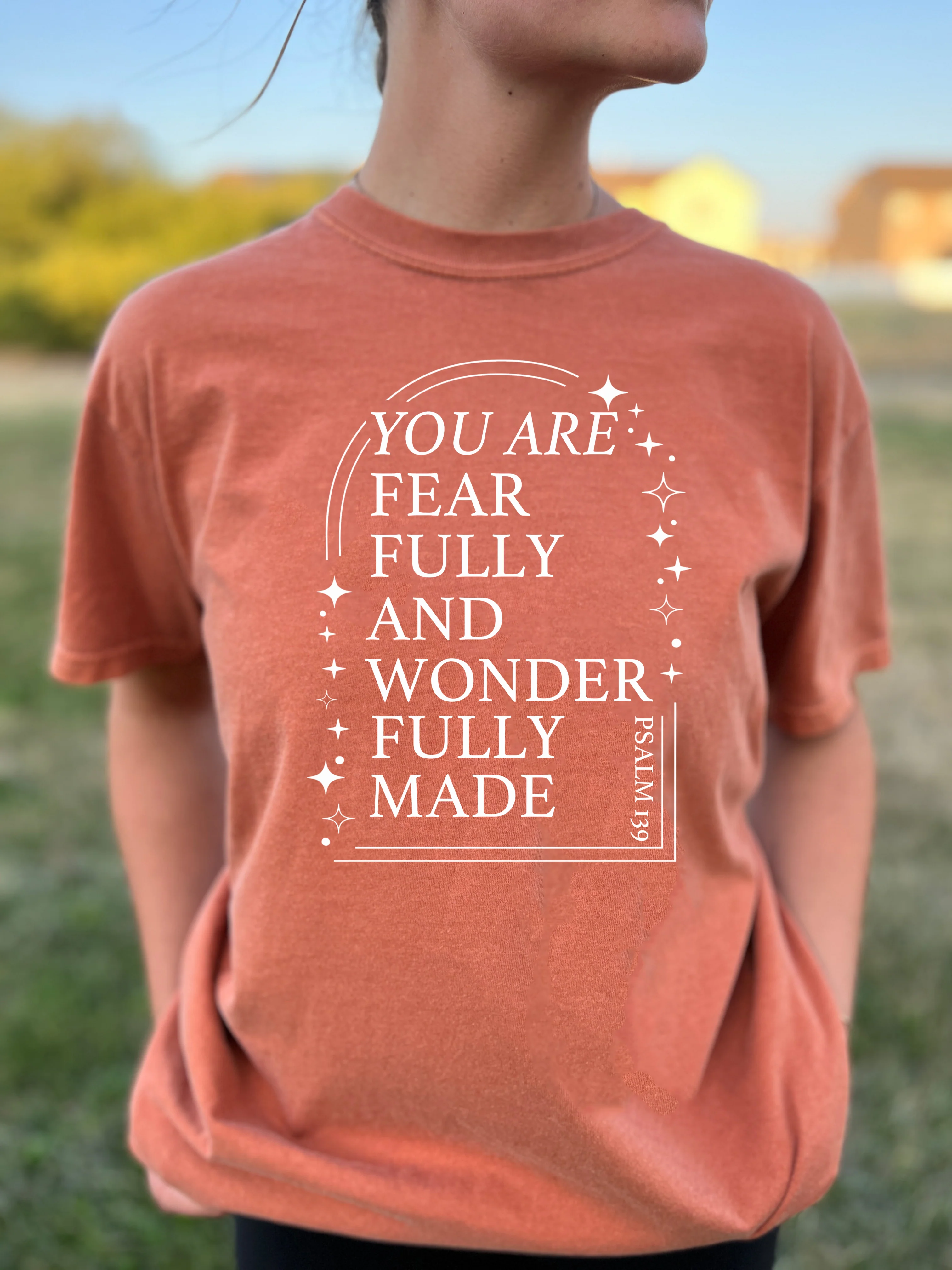 YOU ARE FEARFULLY AND WONDERFULLY MADE UNISEX TEE - Image 3