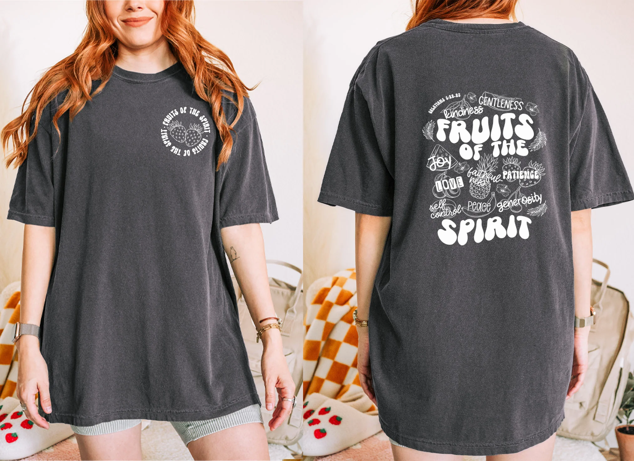FRUIT OF THE SPIRIT UNISEX TEE - Image 3