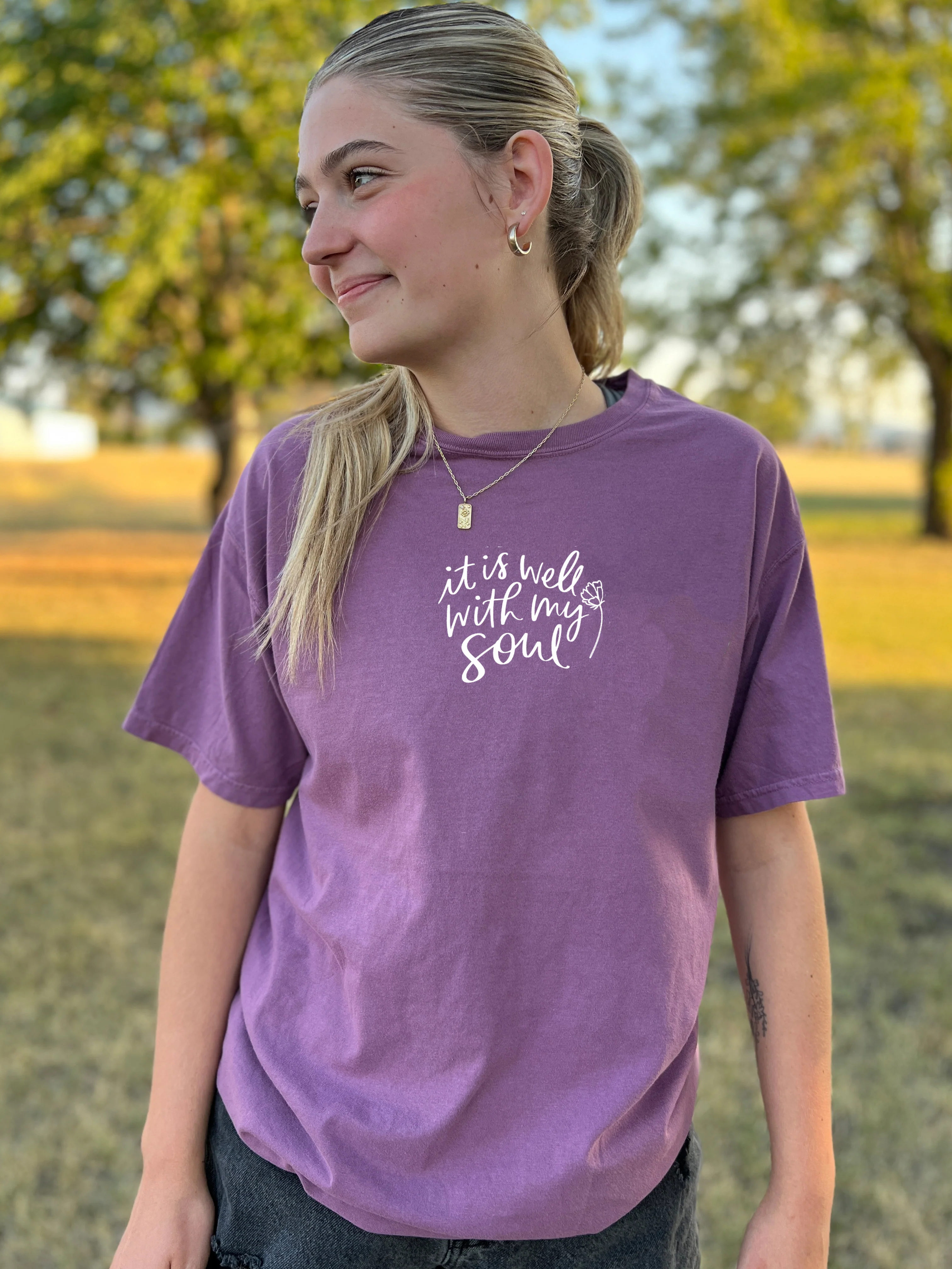 IT IS WELL WITH MY SOUL UNISEX TEE - Image 3