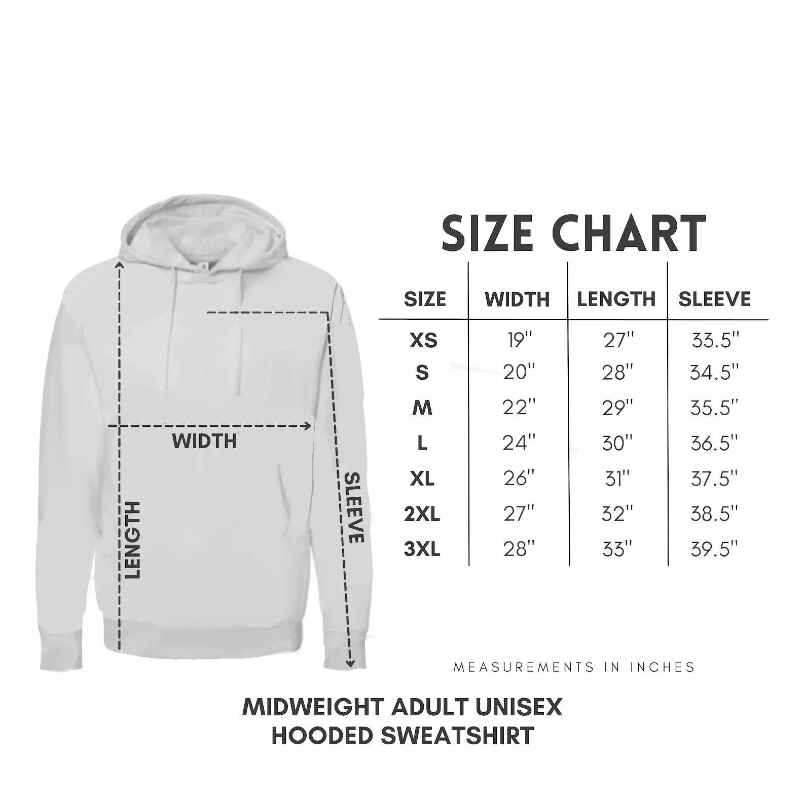 JIREH UNISEX HEATHER GREY HOODIE (PUFFED DESIGN) - Image 3