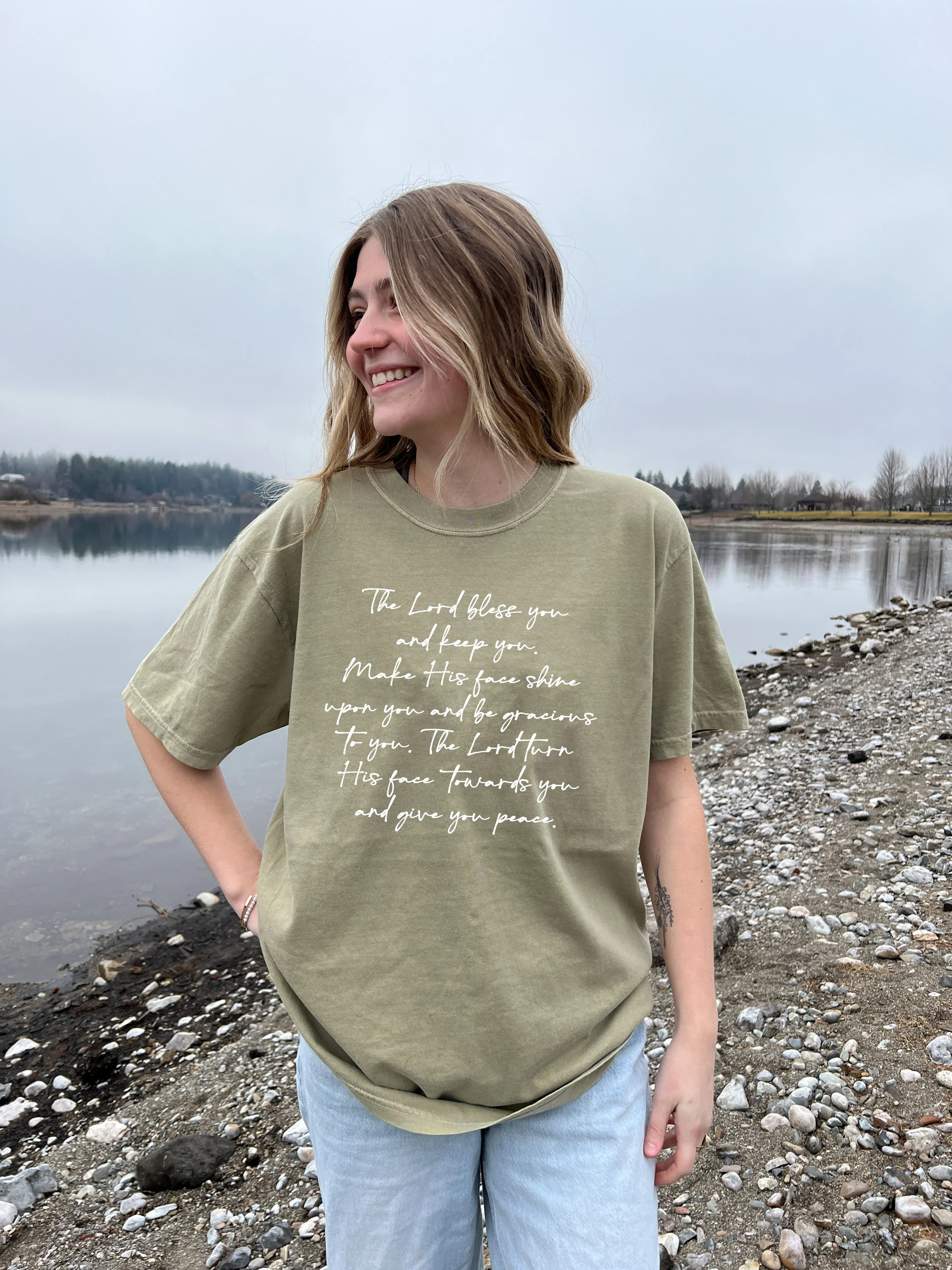 LORD BLESS YOU AND KEEP YOU UNISEX TEE - Image 3