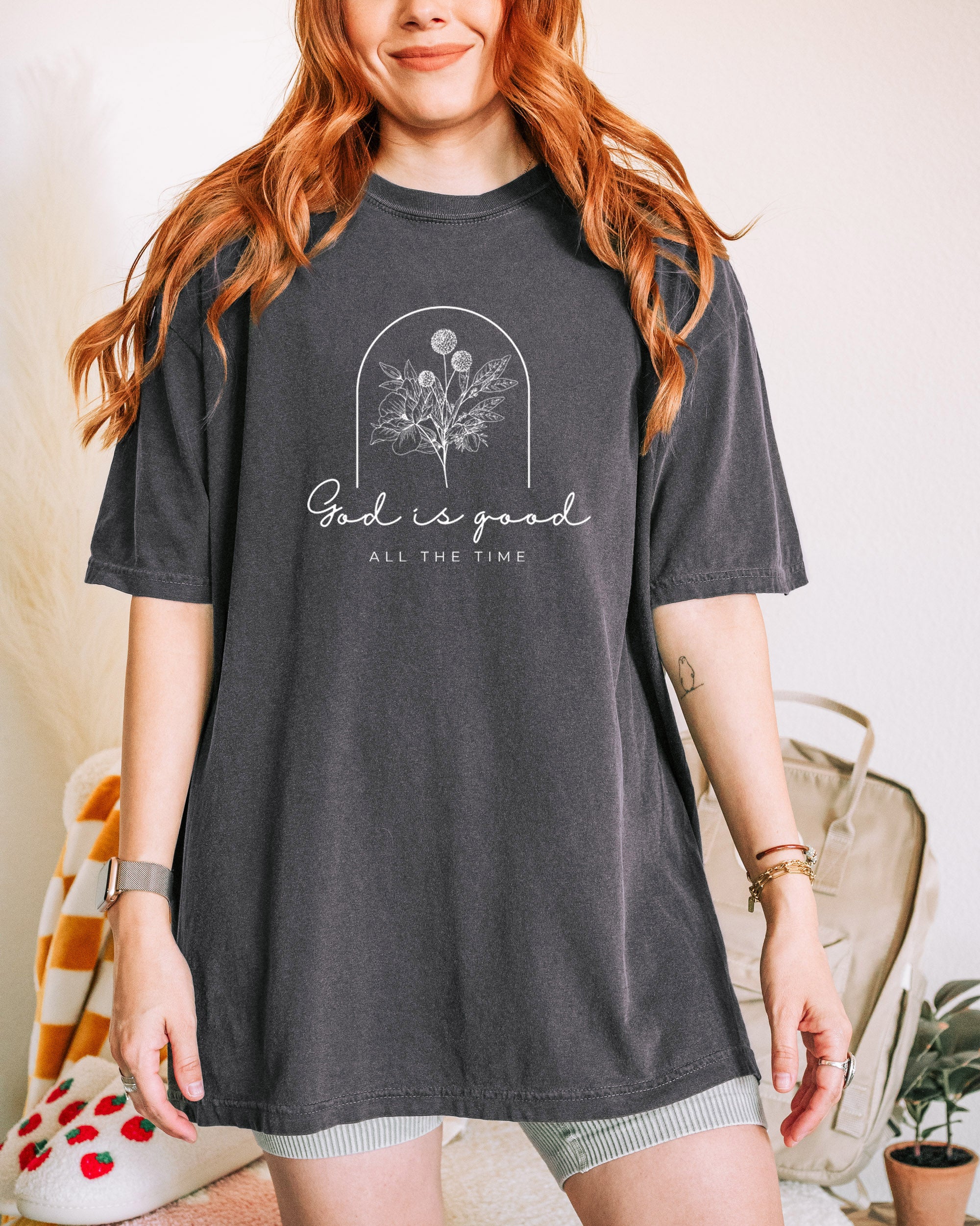 GOD IS GOOD ALL THE TIME UNISEX TEE - Image 3