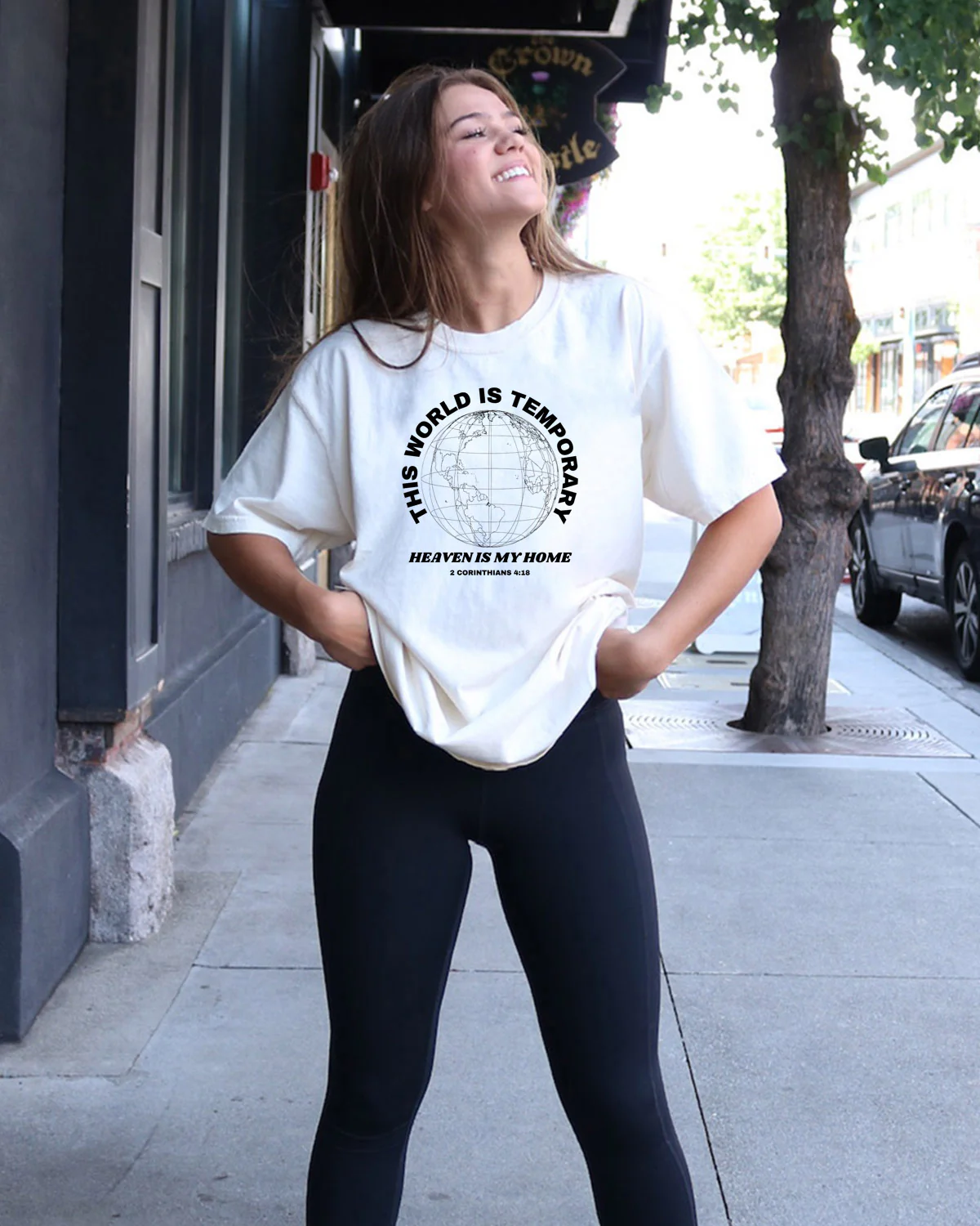 THIS WORLD IS TEMPORARY UNISEX TEE - Image 3