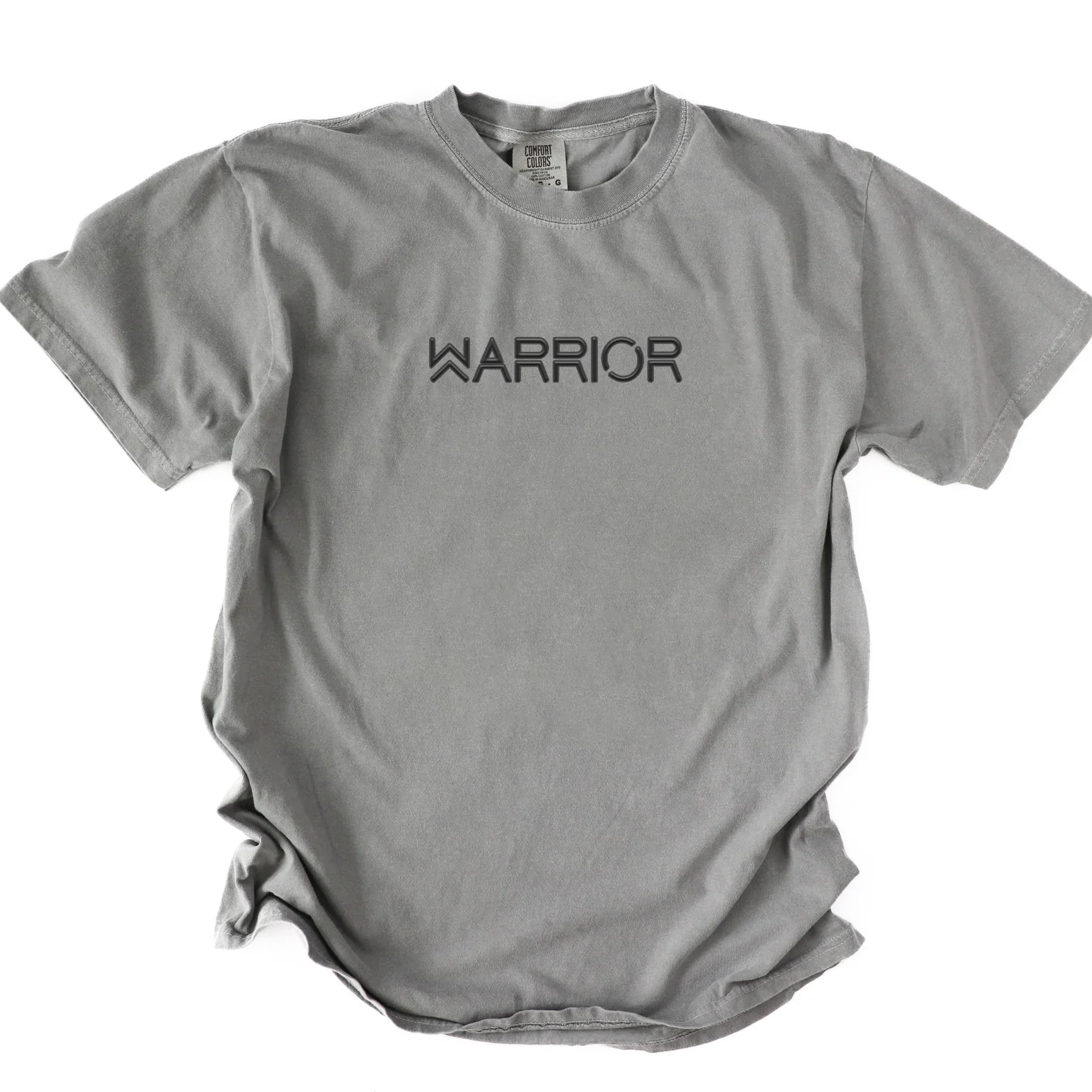 WARRIOR UNISEX TEE (PUFFED DESIGN) - Image 3