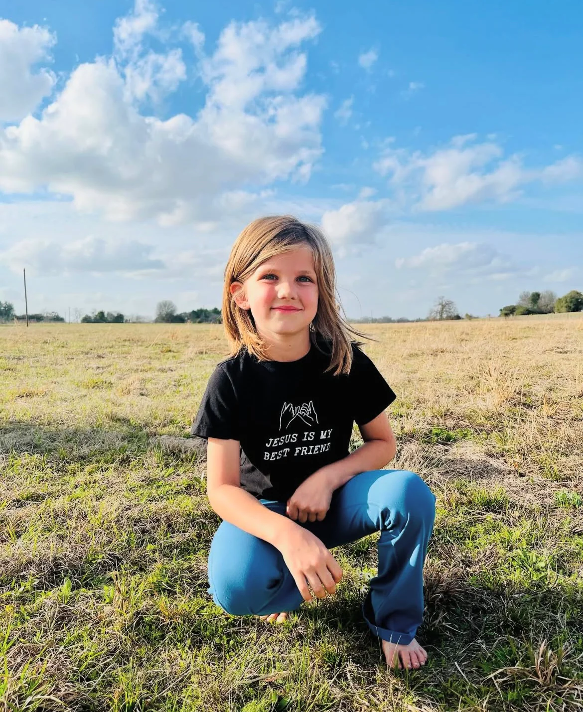 JESUS IS MY BEST FRIEND TODDLER BLACK TEE - Image 3