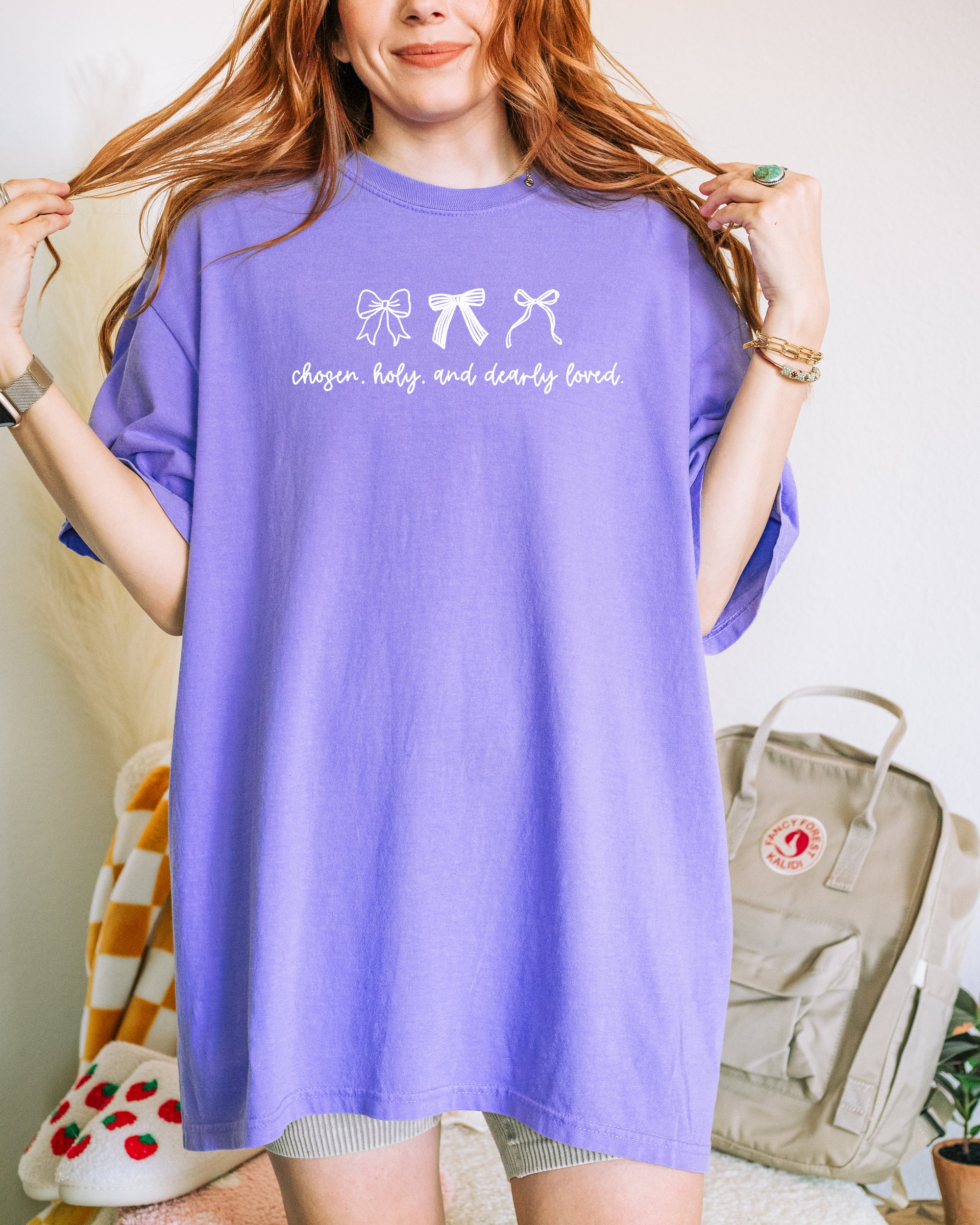 CHOSEN, HOLY, AND DEARLY LOVED UNISEX TEE - Image 3