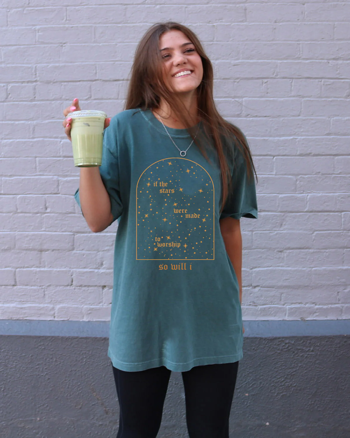 IF THE STARS WERE MADE TO WORSHIP SO WILL I UNISEX TEE - Image 4