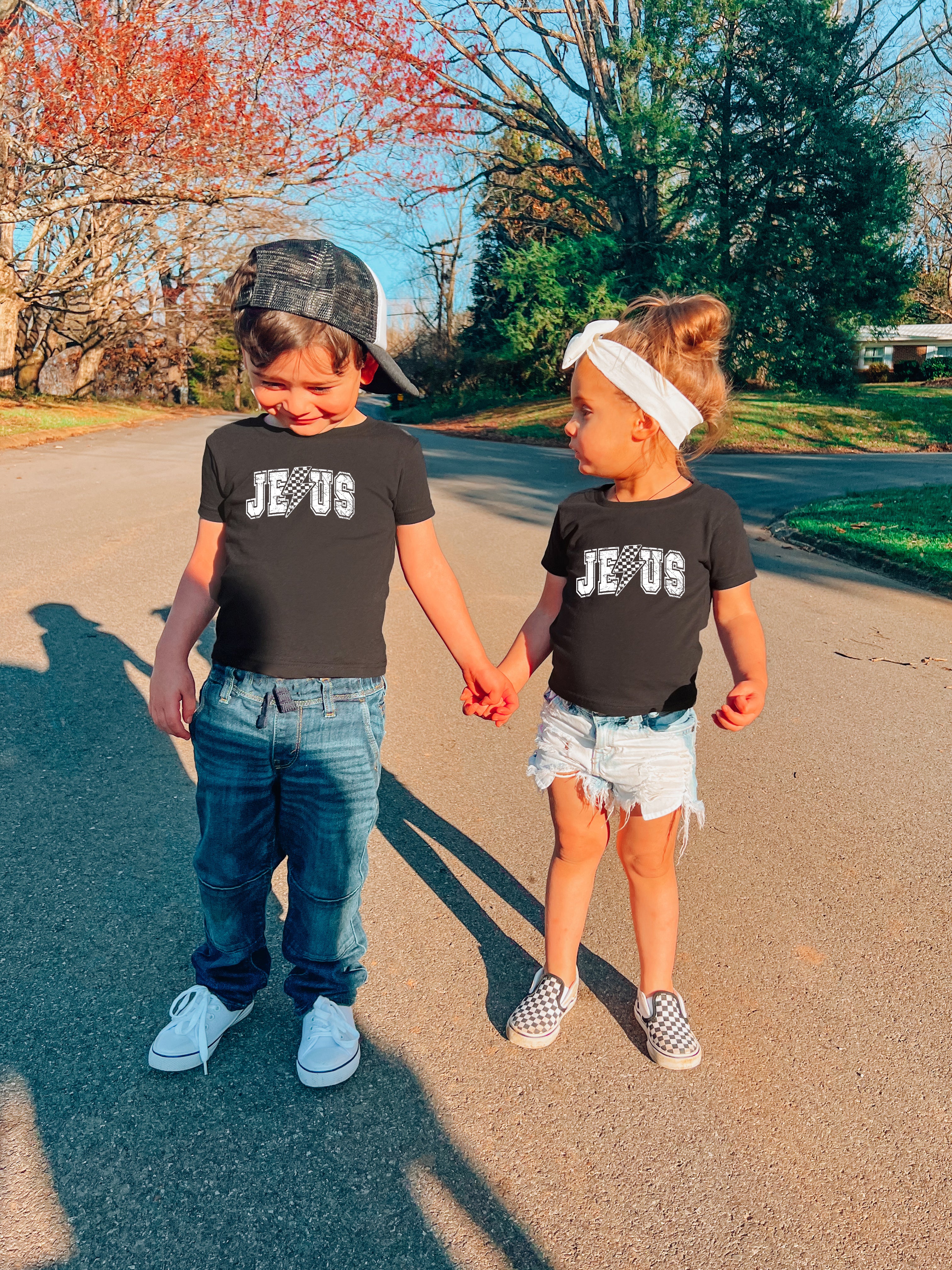JESUS TODDLER BLACK TEE - Image 3