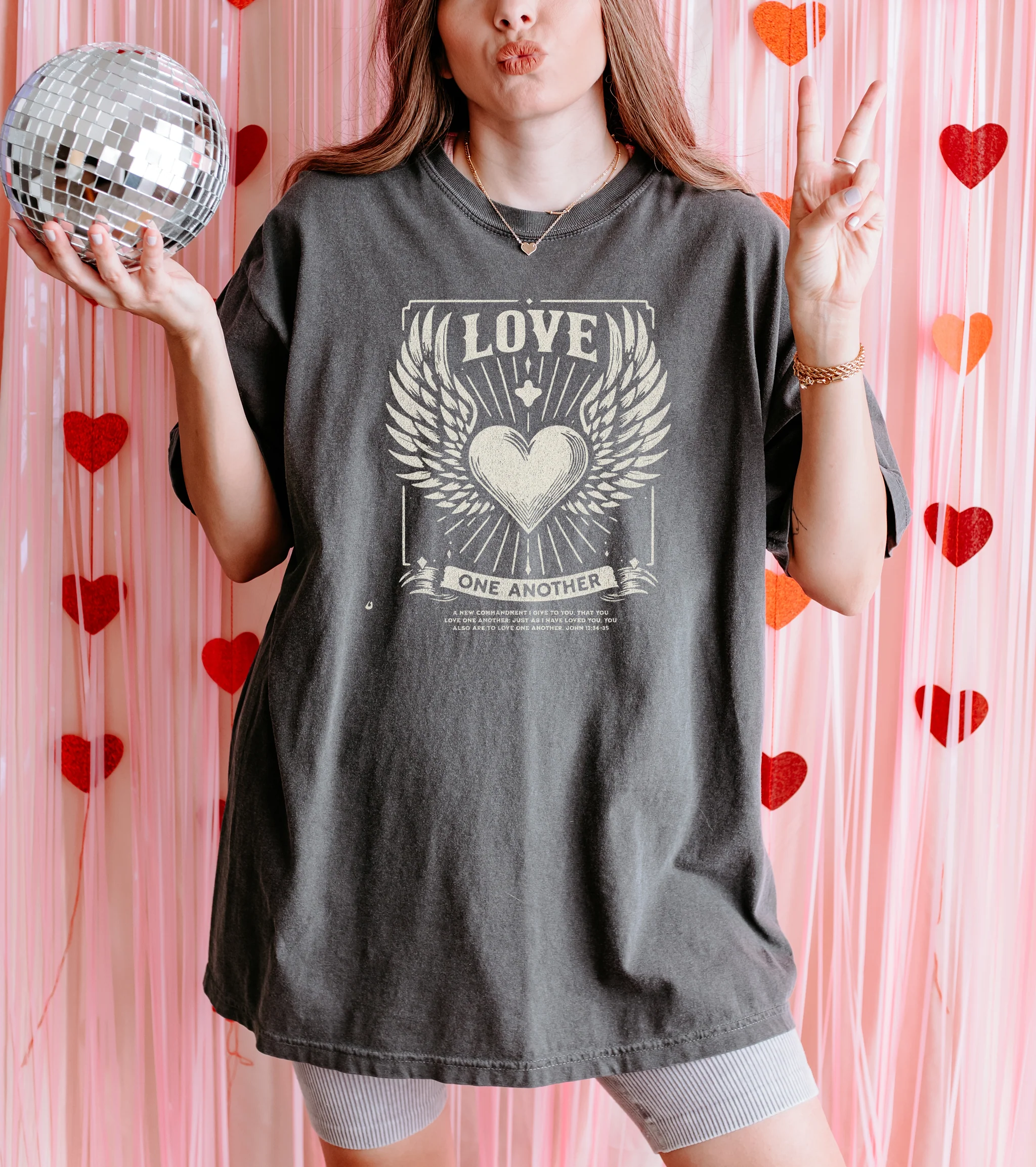 LOVE ONE ANOTHER UNISEX TEE - Image 3