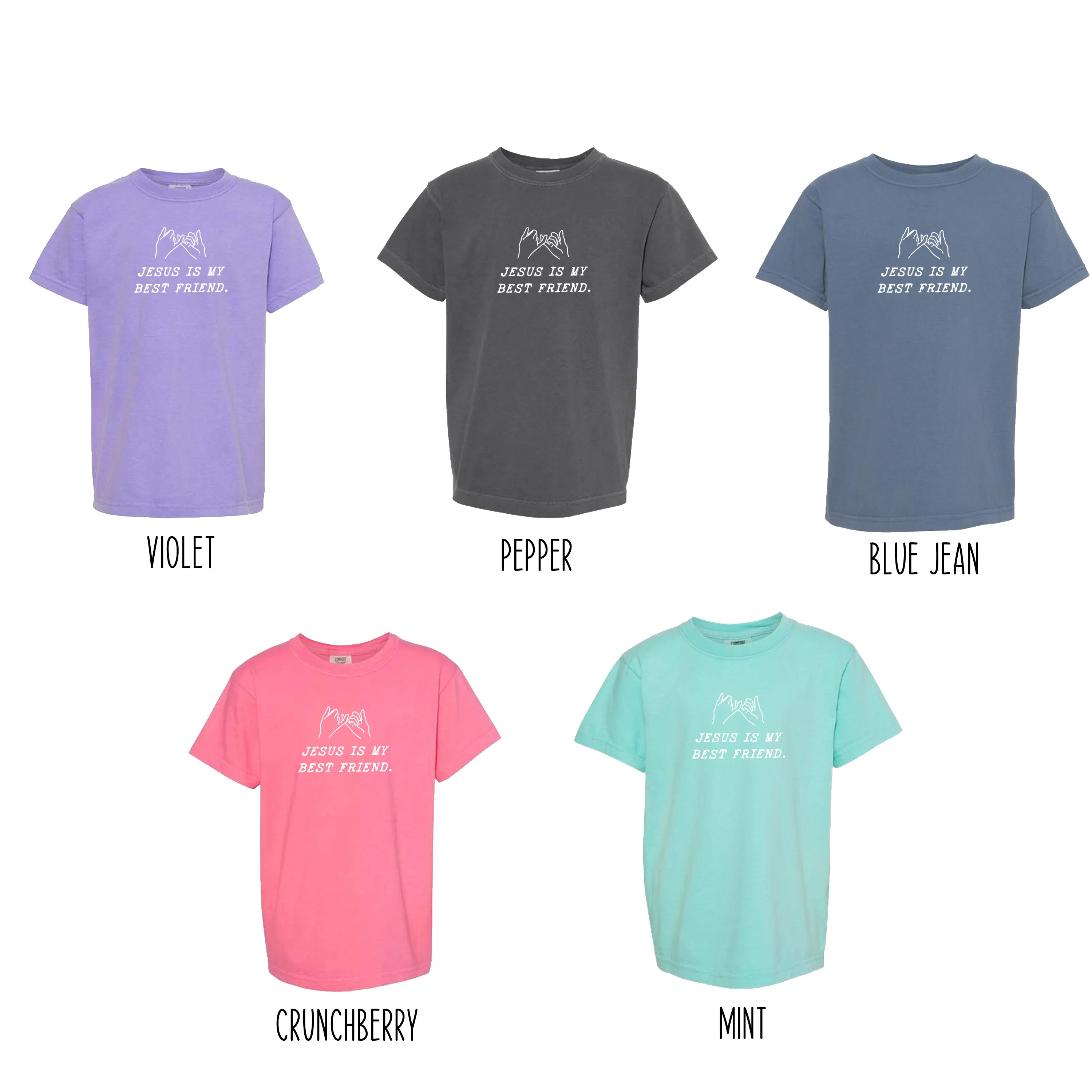 JESUS IS MY BEST FRIEND YOUTH TEE - Image 3