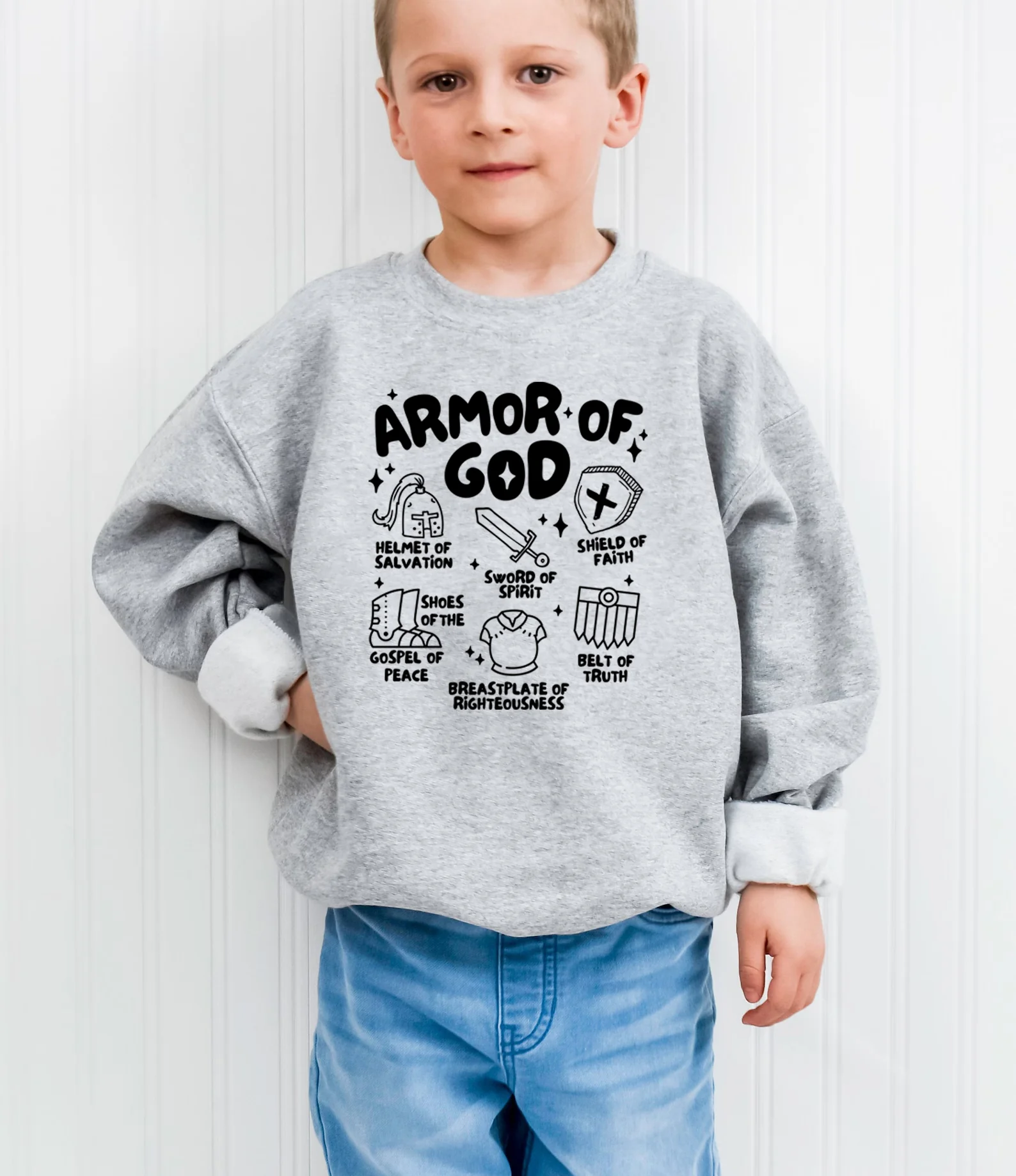 ARMOR OF GOD TODDLER SWEATSHIRT - Image 4