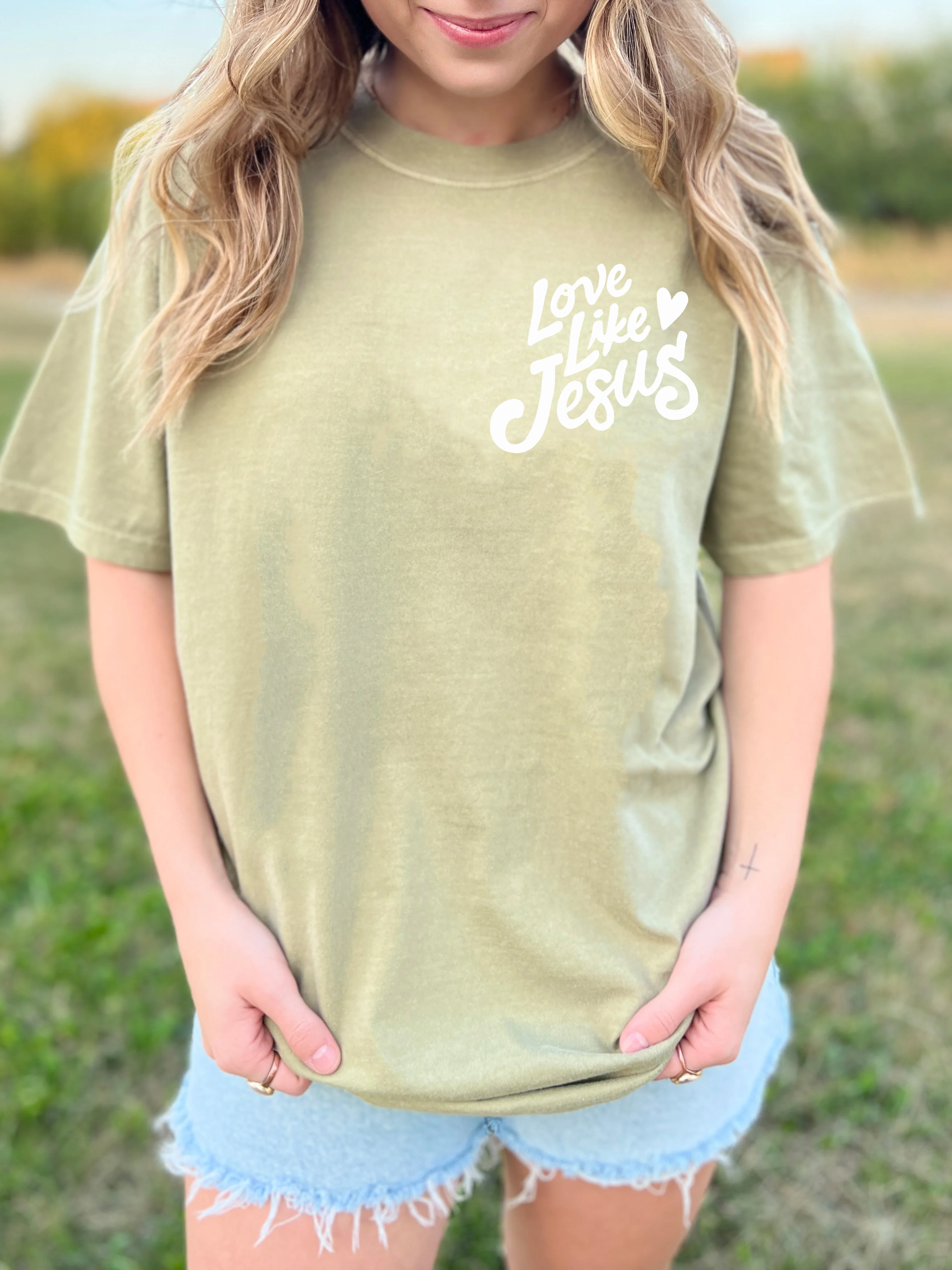 LOVE LIKE JESUS UNISEX TEE - Image 3