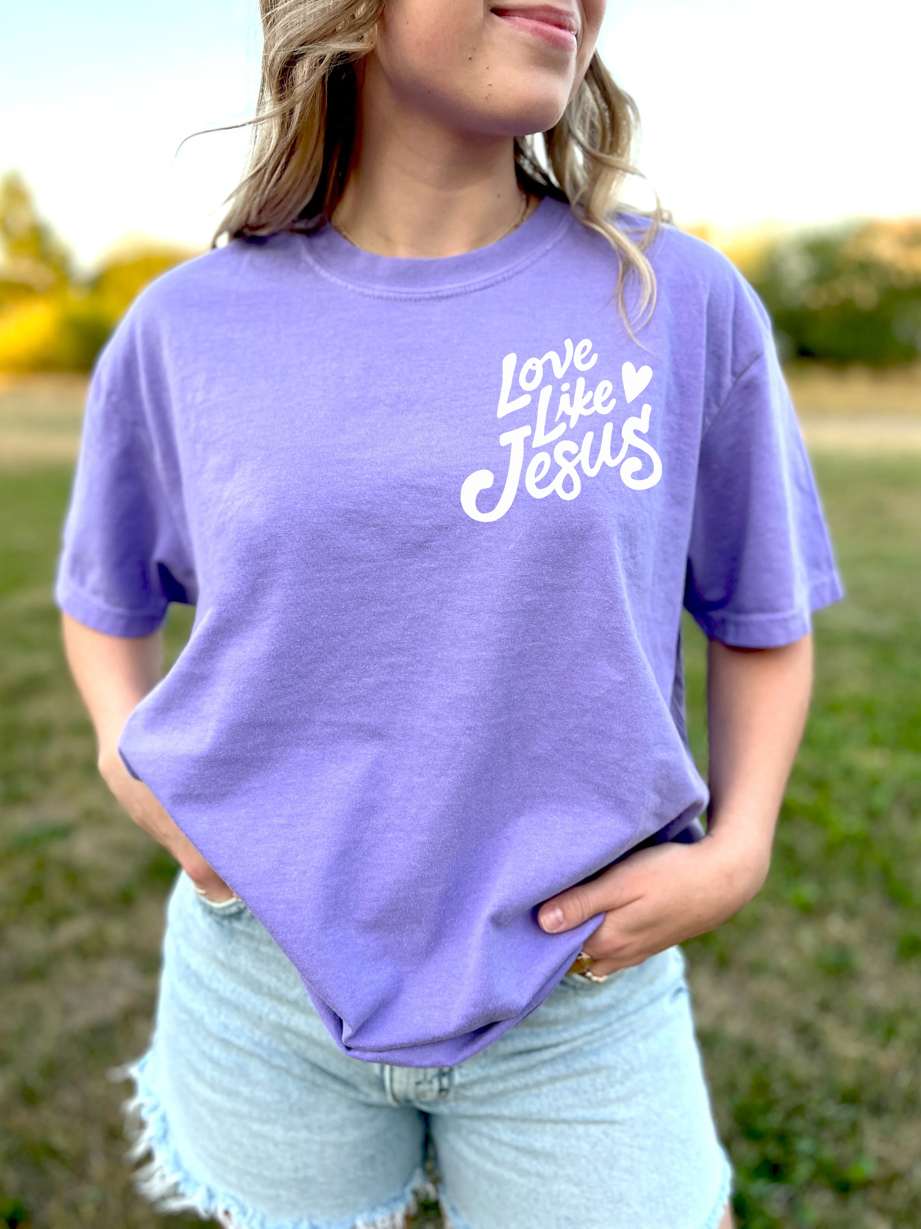 LOVE LIKE JESUS UNISEX TEE - Image 4