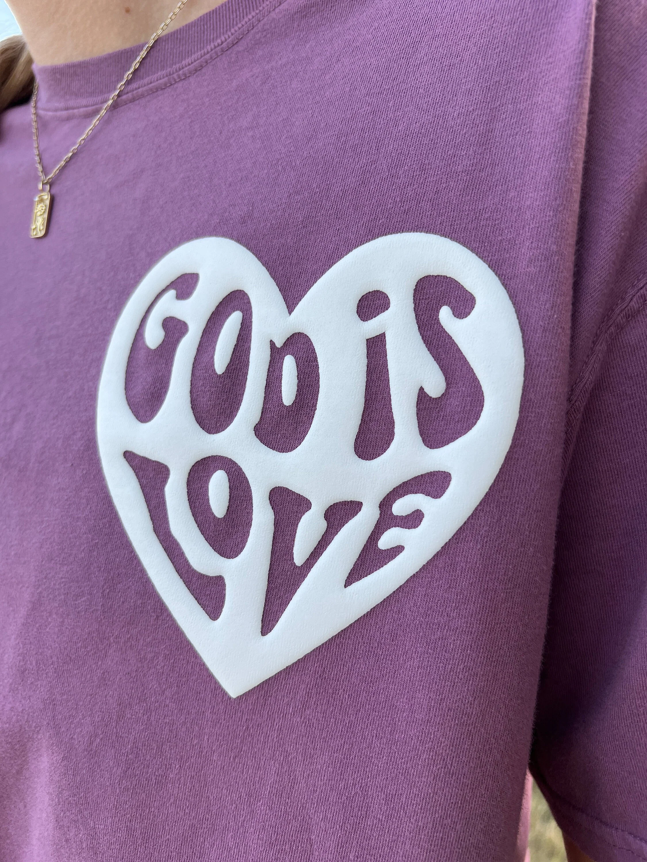 PUFFY GOD IS LOVE UNISEX TEE - Image 3