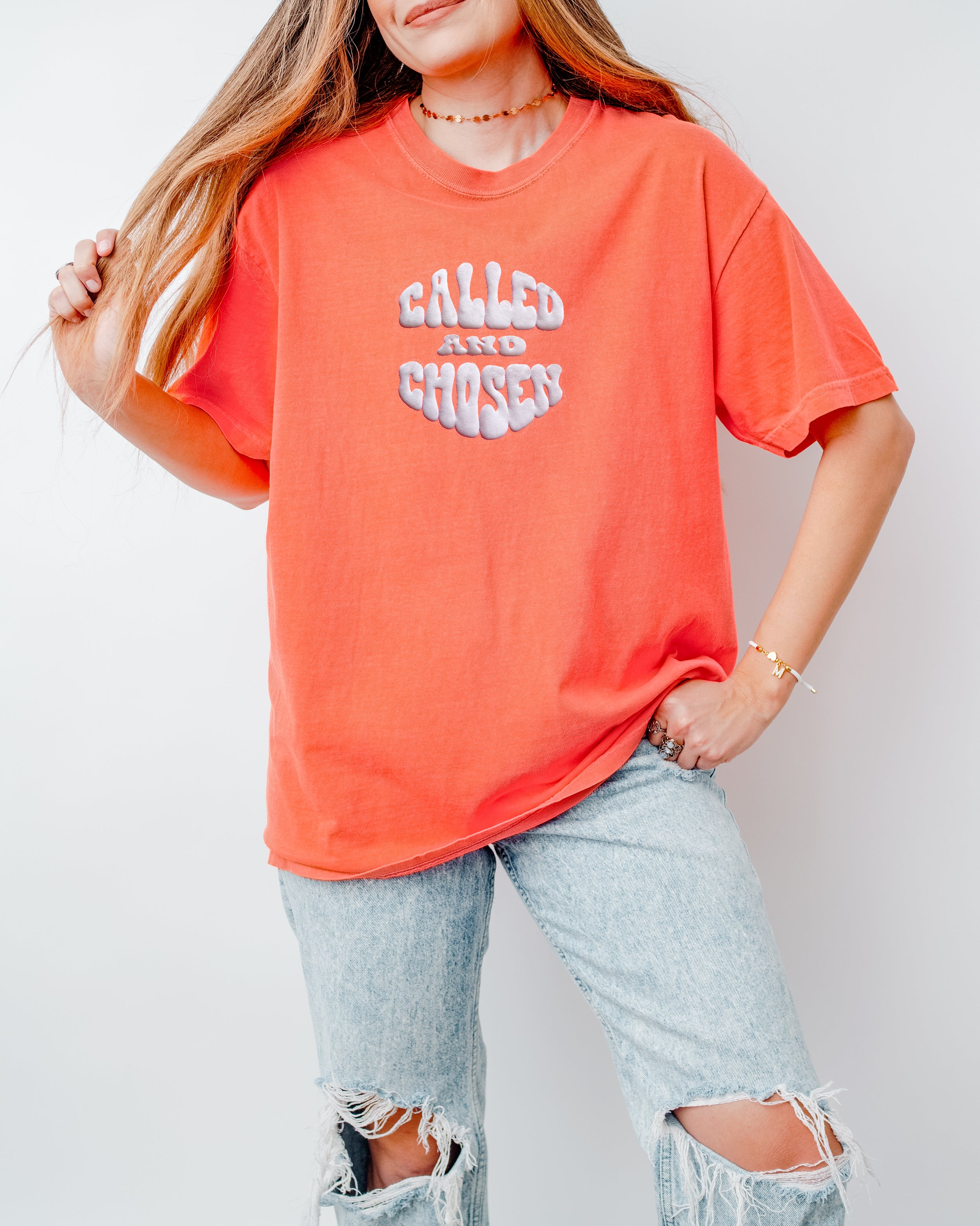PUFFY CALLED AND CHOSEN NEON COLORS UNISEX TEE - Image 3
