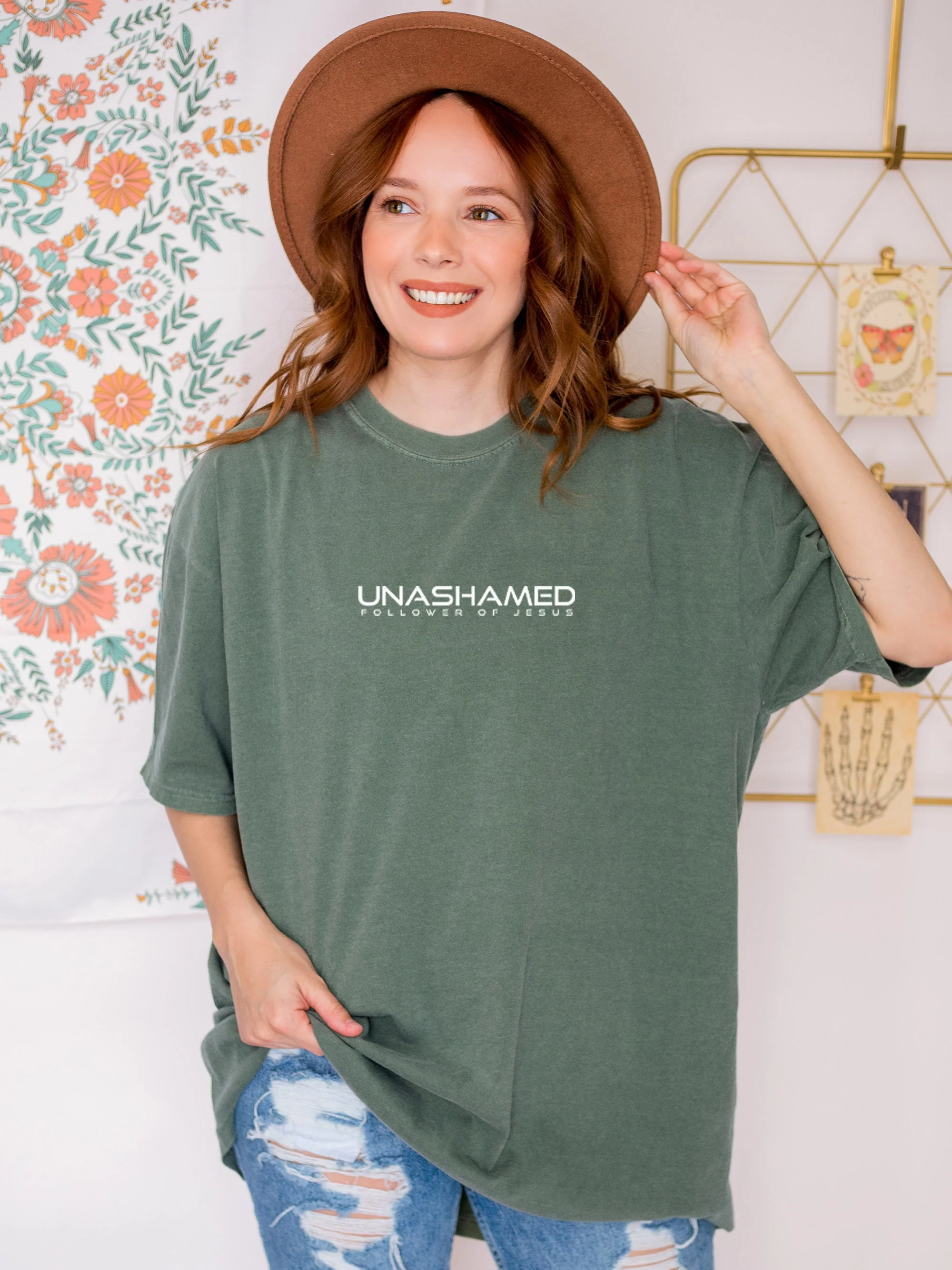 UNASHAMED FOLLOWER OF JESUS UNISEX TEE - Image 4